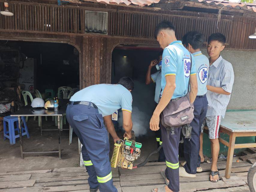 ထားဝယ်မြို့ပေါ်တွင် သွေးလွန်တုပ်ကွေးအဖြစ်များနေ၍ ကာကွယ်ရေးလုပ်ငန်းများ လုပ်ဆောင်