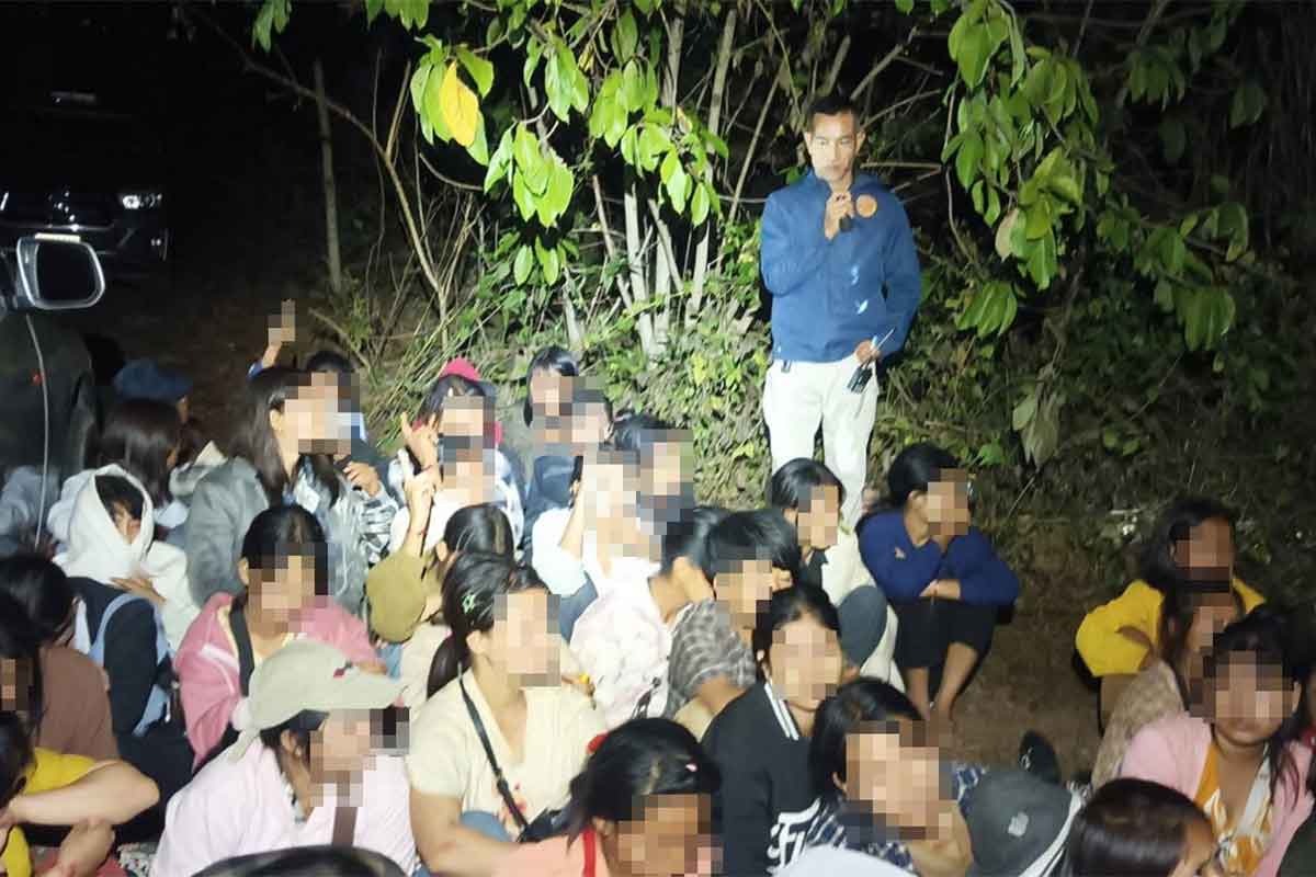 ကန်ချနဘူရီတွင် တရားမဝင် ဝင်လာသော မြန်မာ တစ်ရာကျော် ဖမ်းဆီးခံရ