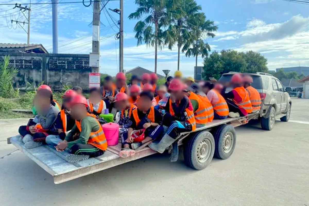 ထိုင်းတွင် မြန်မာလုပ်သားများကို လုပ်ငန်းခွင်ထဲပို့ရာတွင် အန္တရာယ်ရှိစွာပို့၍ တရုတ်ကားသမား အရေးယူခံရ