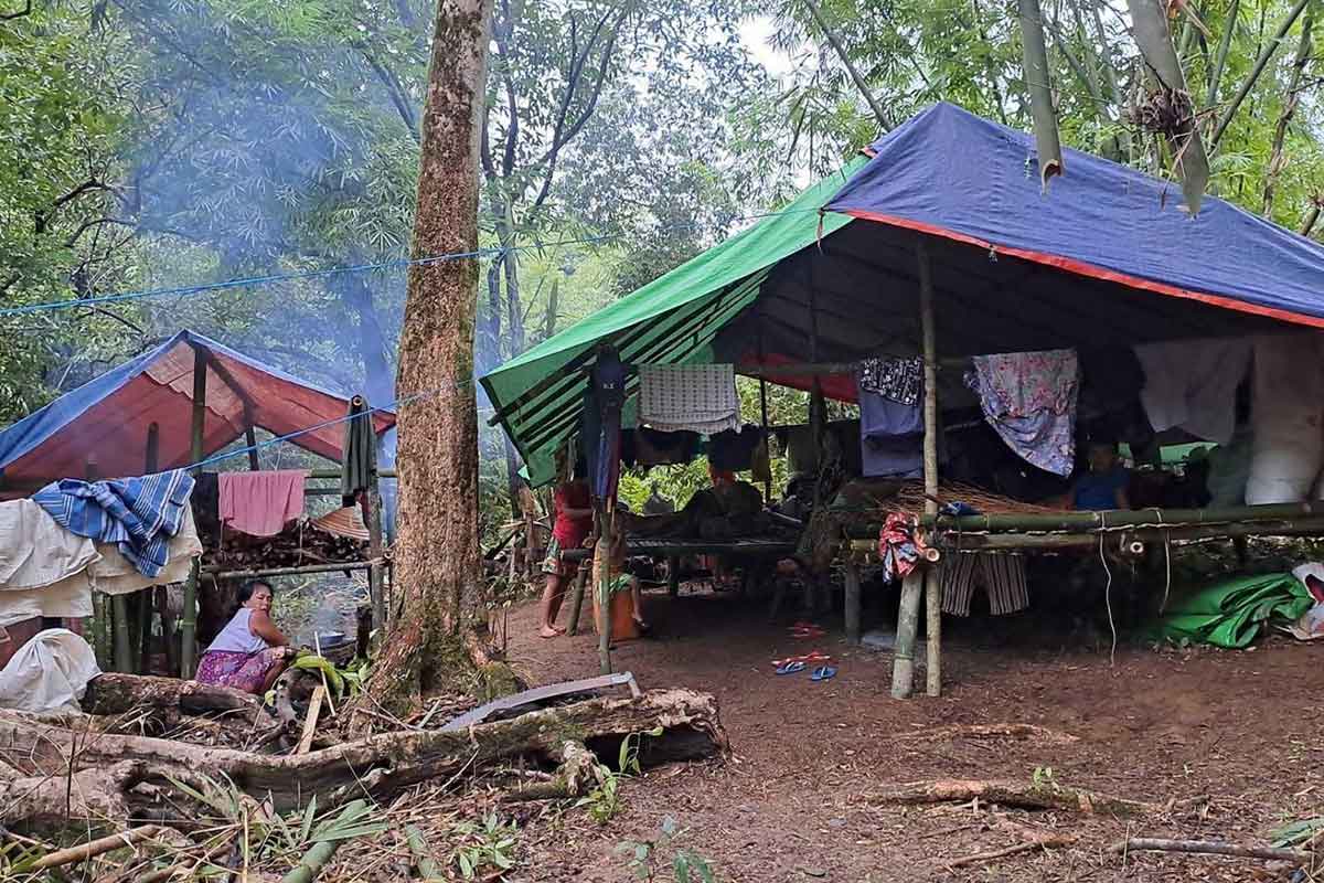 သရက်ချောင်းတွင် ဥယျာဉ်ခြံနှင့် တောတောင်ထဲ စစ်ရှောင်နေသူများ စားရေးနေရေးအခက်ကြုံ
