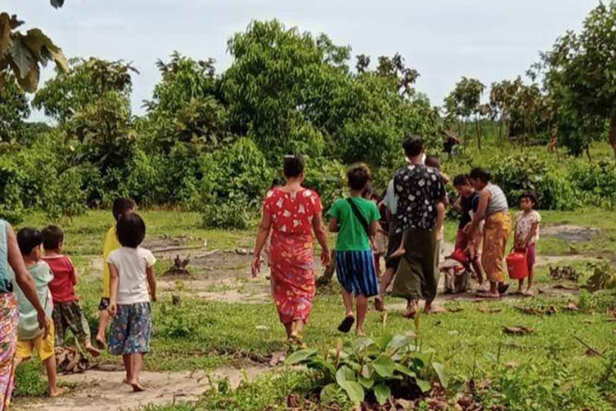 ထားဝယ်အထူးစီးပွားရေးဇုန်အတွင်း စစ်ကြောင်းဝင်လာပြန်၍ ဒေသခံများ မိုးထဲရေထဲ ထပ်မံထွက်ပြေး