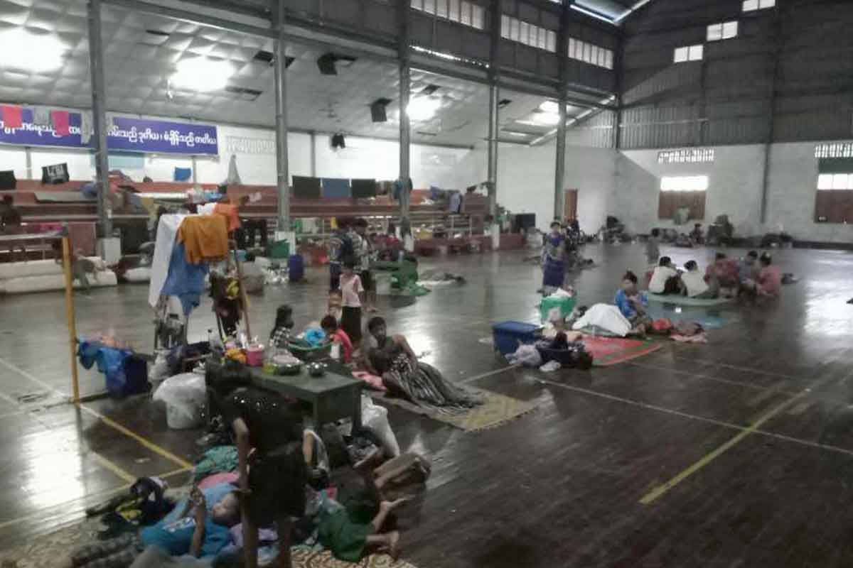 ဘီးလင်းတွင် ရေထပ်ကြီးပြီး ပြည်သူများ အရေးပေါ်ပြောင်းရွှေ့